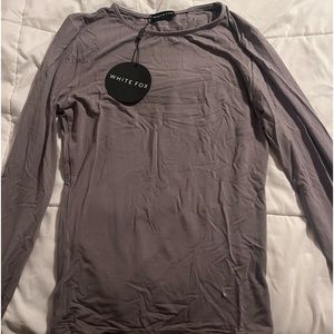 Brand new gray long sleeve